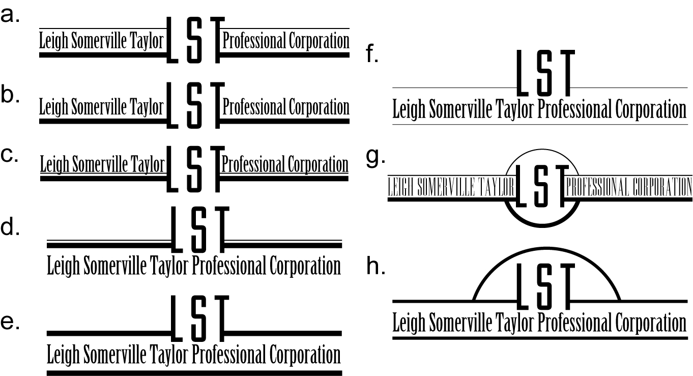 Logo Design by DRAWS Myxmedia Solutions for Leigh Somerville Taylor Professional Corporation | Design #43216