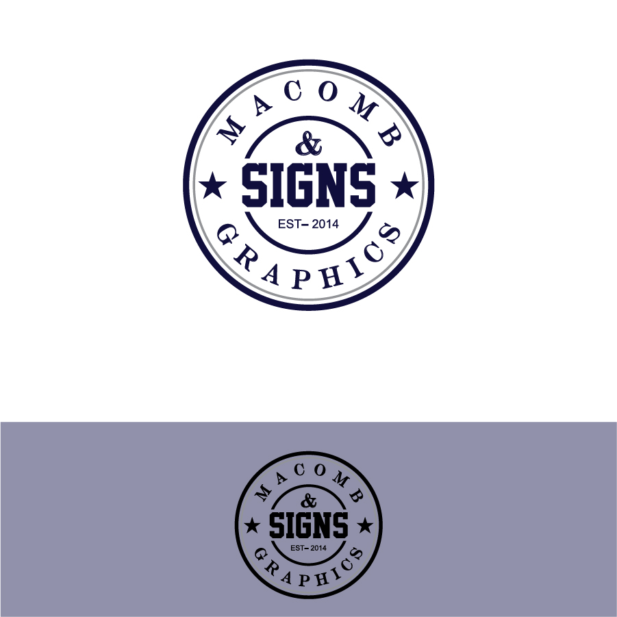 Logo-Design von pinkeart für Macomb Signs, LLC | Design #16875847