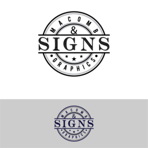 Diseño de Logo por pinkeart para Macomb Signs, LLC | Diseño: #16875848