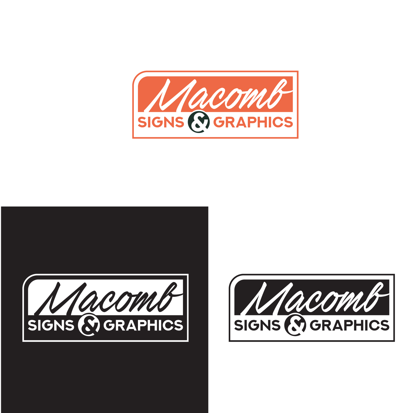 Diseño de Logo por Dren B. para Macomb Signs, LLC | Diseño #16870238