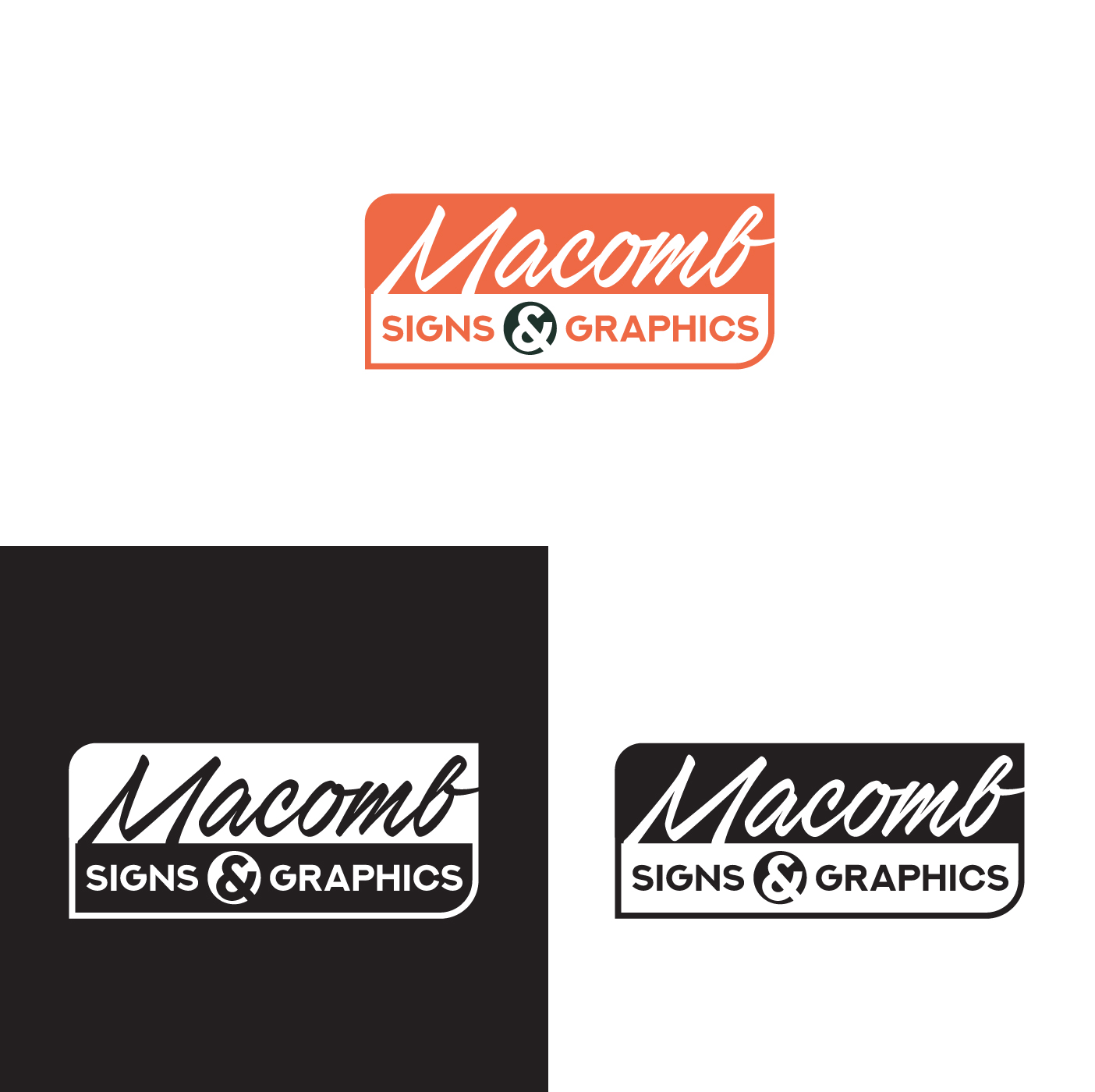 Diseño de Logo por Dren B. para Macomb Signs, LLC | Diseño #16870239