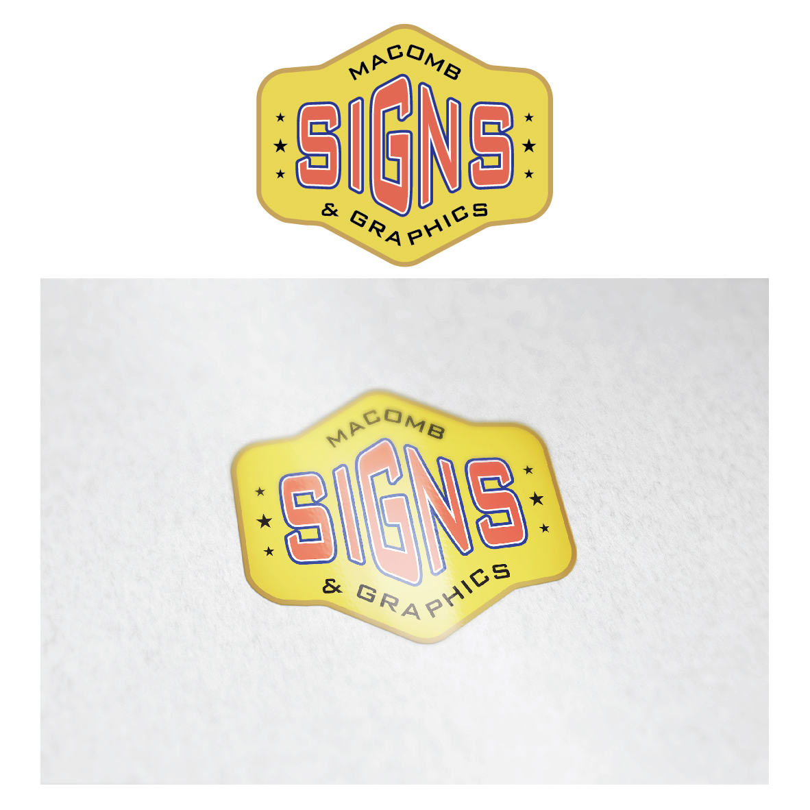 Logo-Design von Vernon Le für Macomb Signs, LLC | Design #16911205