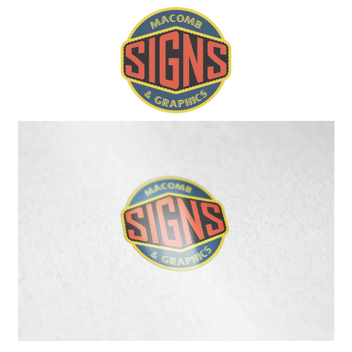 Diseño de Logo por Vernon Le para Macomb Signs, LLC | Diseño #16911206