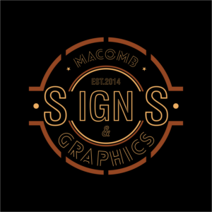 Logo-Design von rajadsgn für Macomb Signs, LLC | Design #16945914