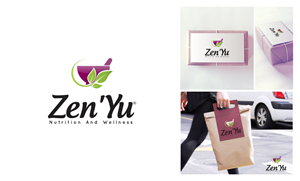 Logo Design by Monimonzy for Zen'Yu Nutrition and Wellness | Design: #2722775