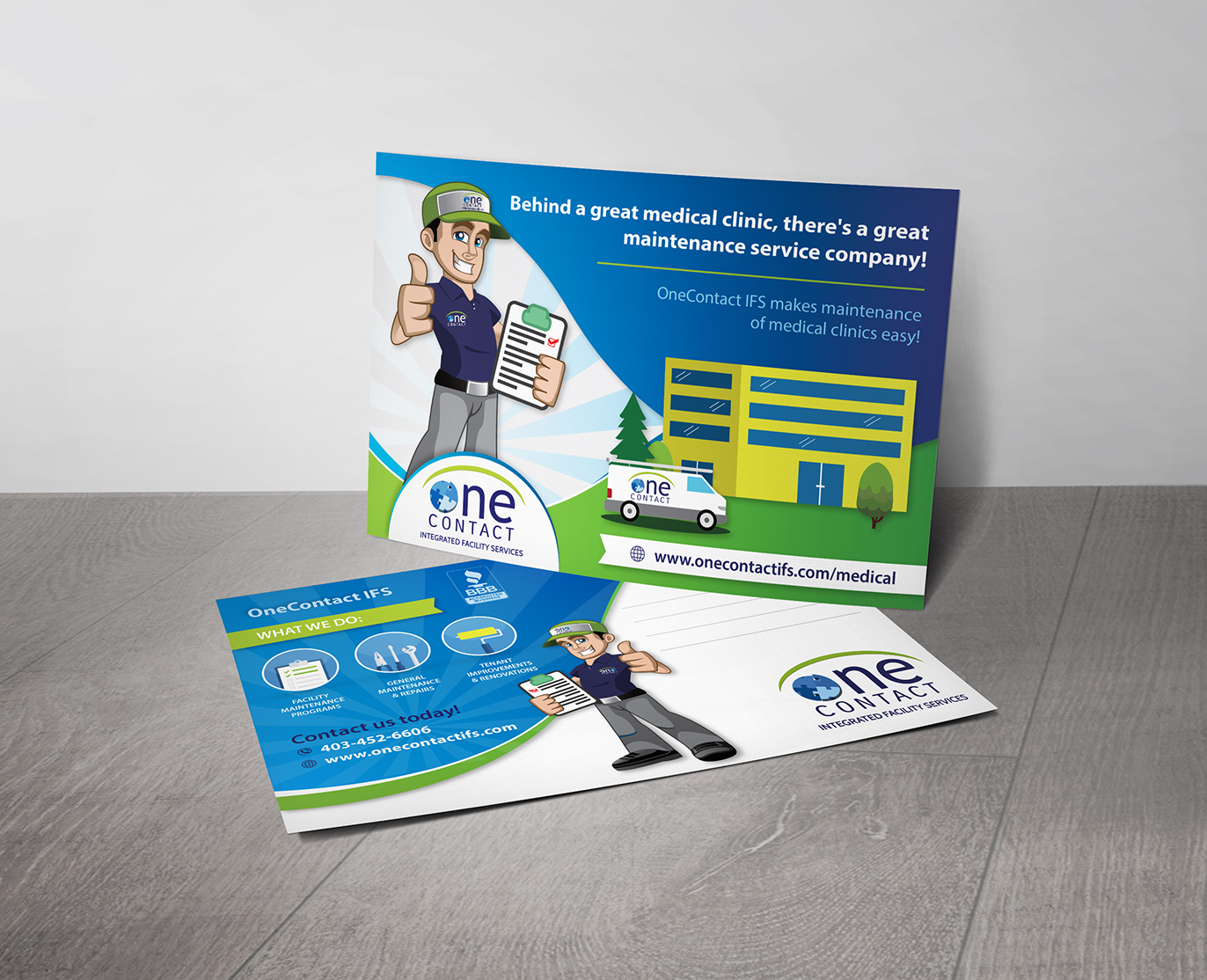 Diseño de Postal por alex989 para OneContact IFS | Diseño #16848881