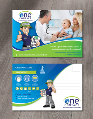 Postcard Design by alex989 for OneContact IFS | Design: #16874814