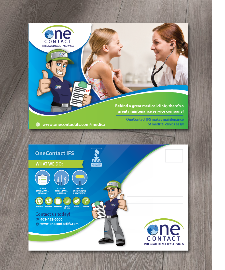 Diseño de Postal por alex989 para OneContact IFS | Diseño #16874825