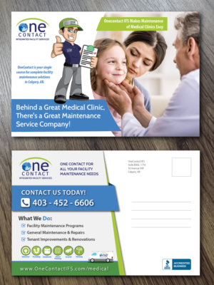 Postcard Design by Alexandar for OneContact IFS | Design: #16880750