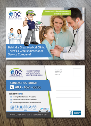 Postcard Design by Alexandar for OneContact IFS | Design: #16887826