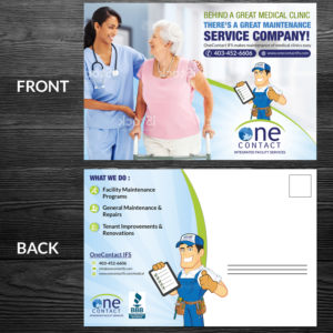 Diseño de Postal por debdesign para OneContact IFS | Diseño: #16872602