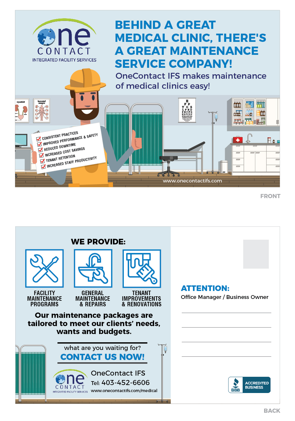 Diseño de Postal por eleven para OneContact IFS | Diseño #16866890