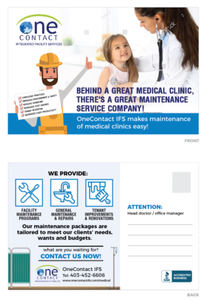 Postcard Design by eleven for OneContact IFS | Design #16923243