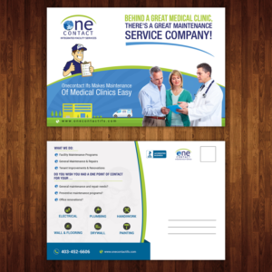 Postcard Design by creative.bugs for OneContact IFS | Design: #16885645