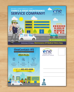 Postcard Design by ecorokerz for OneContact IFS | Design #16862331