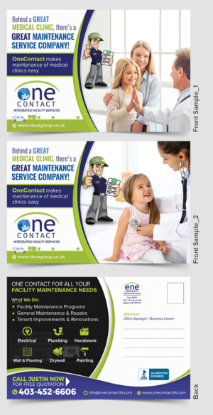 Postcard Design by SD WEBCREATION for OneContact IFS | Design #16930292