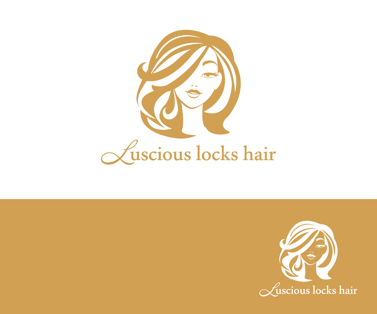 Logo Design by Marta Gavran for Luscious locks hair | Design #16892907