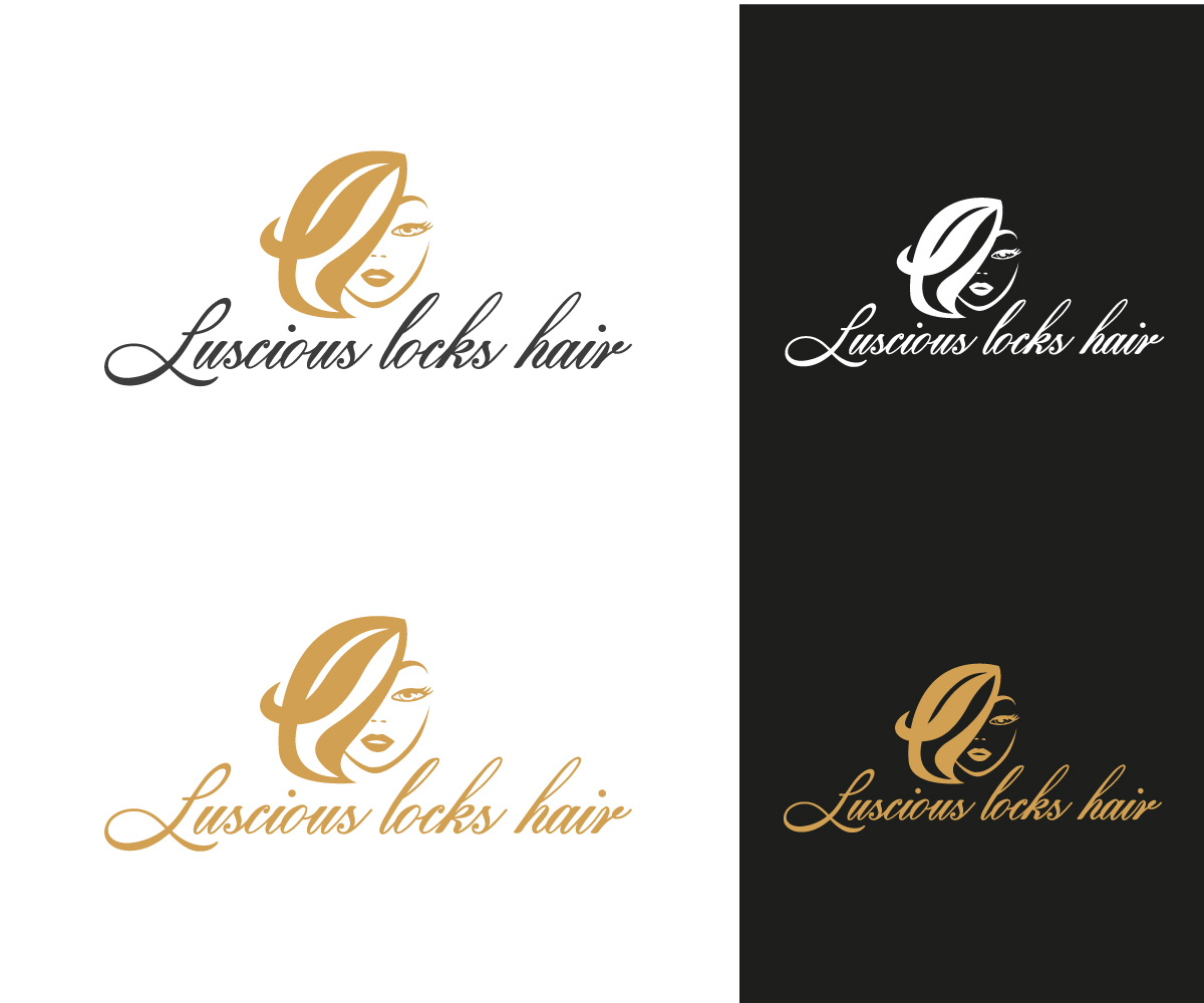 Logo Design by Marta Gavran for Luscious locks hair | Design #16892921