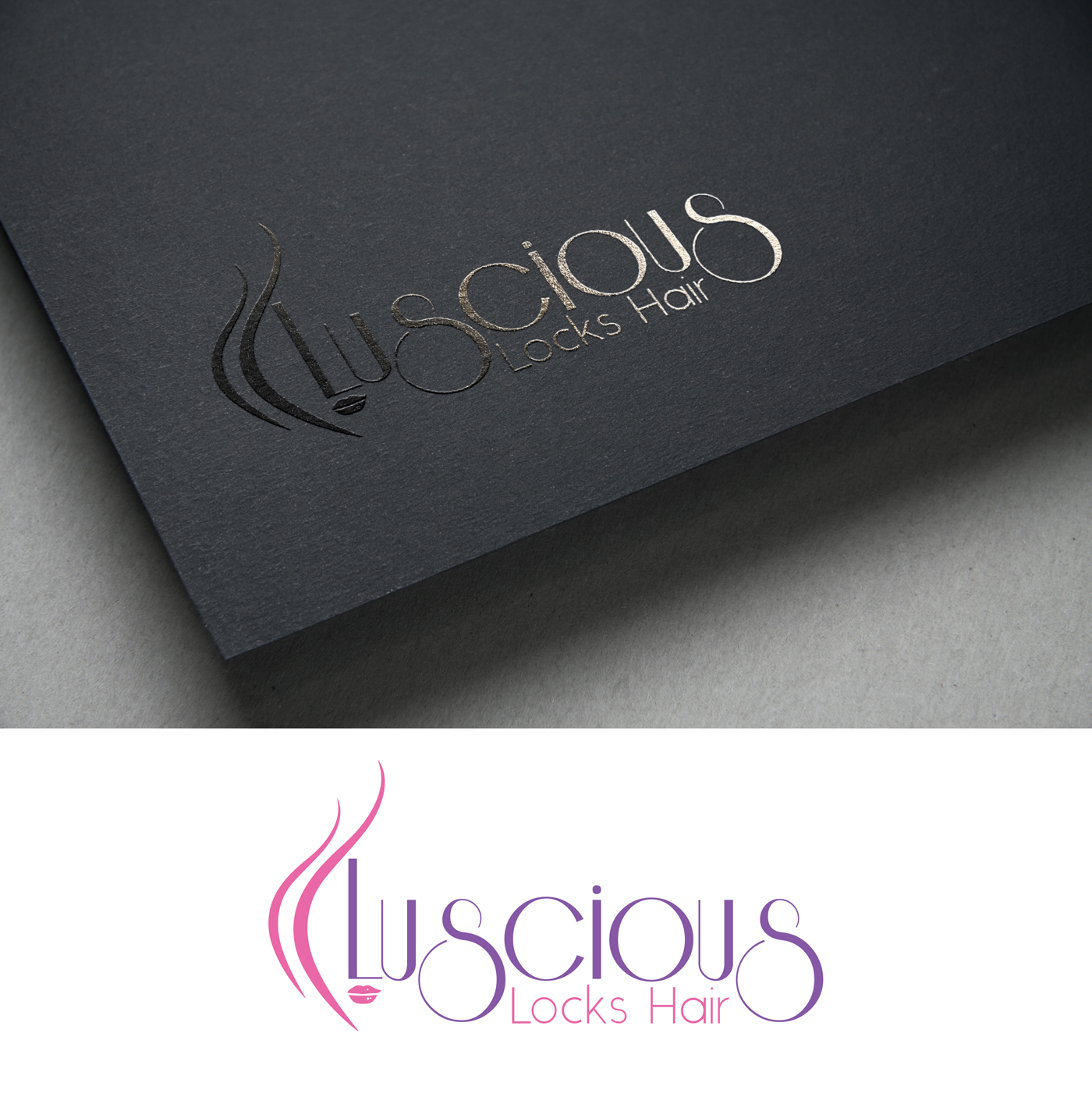 Logo Design by Impressive Solutions for Luscious locks hair | Design #16888984
