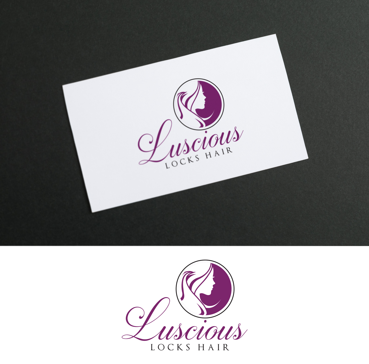 Logo Design by Impressive Solutions for Luscious locks hair | Design #16893168