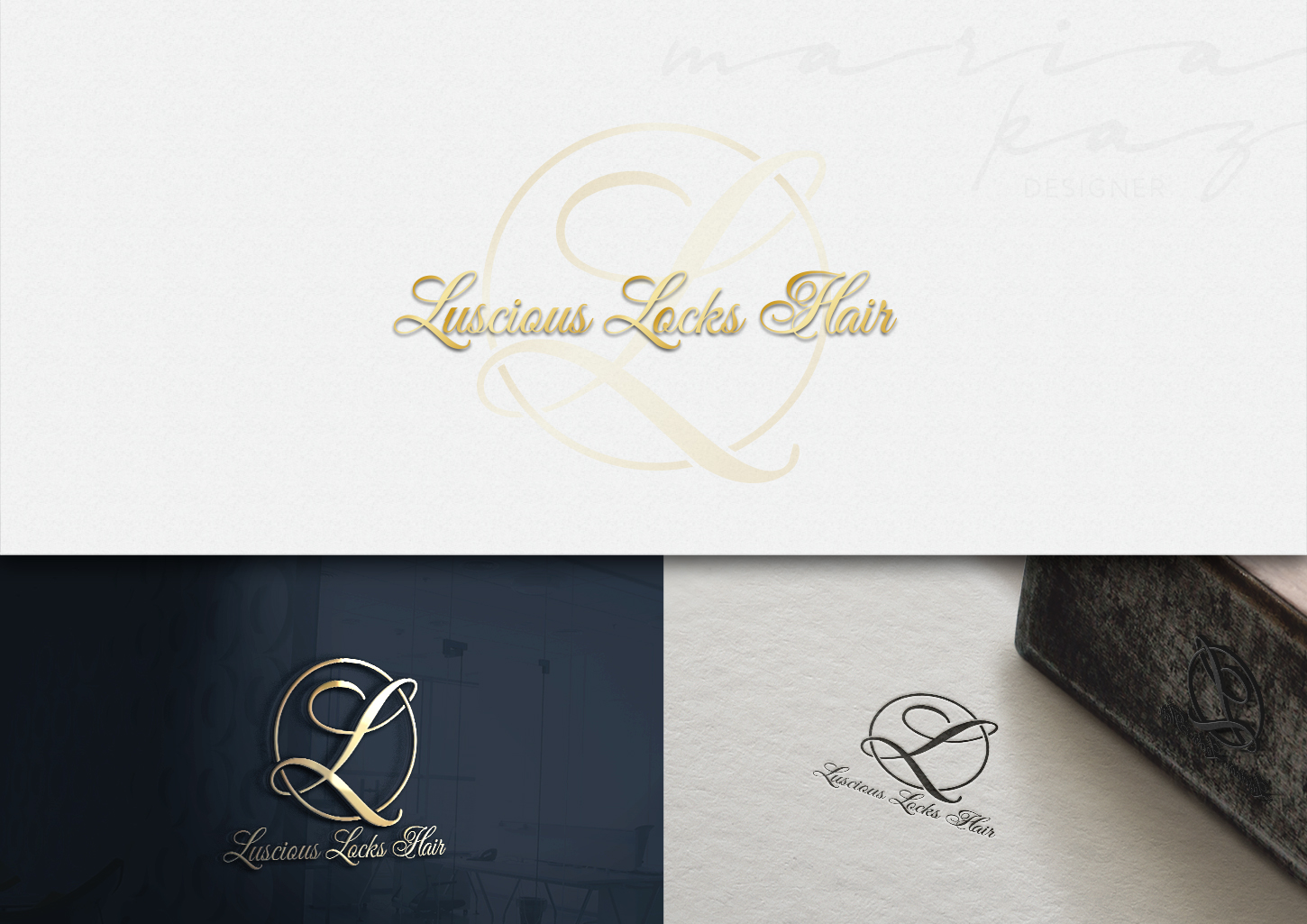 Design de Logo par maria-kaz pour Luscious locks hair | Design #16889830