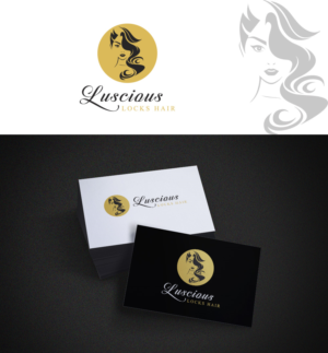 Logo Design by Deep Night for Luscious locks hair | Design: #16894613