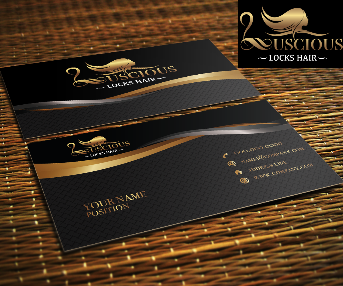 Logo Design by Cleanimal Design for Luscious locks hair | Design #16891551