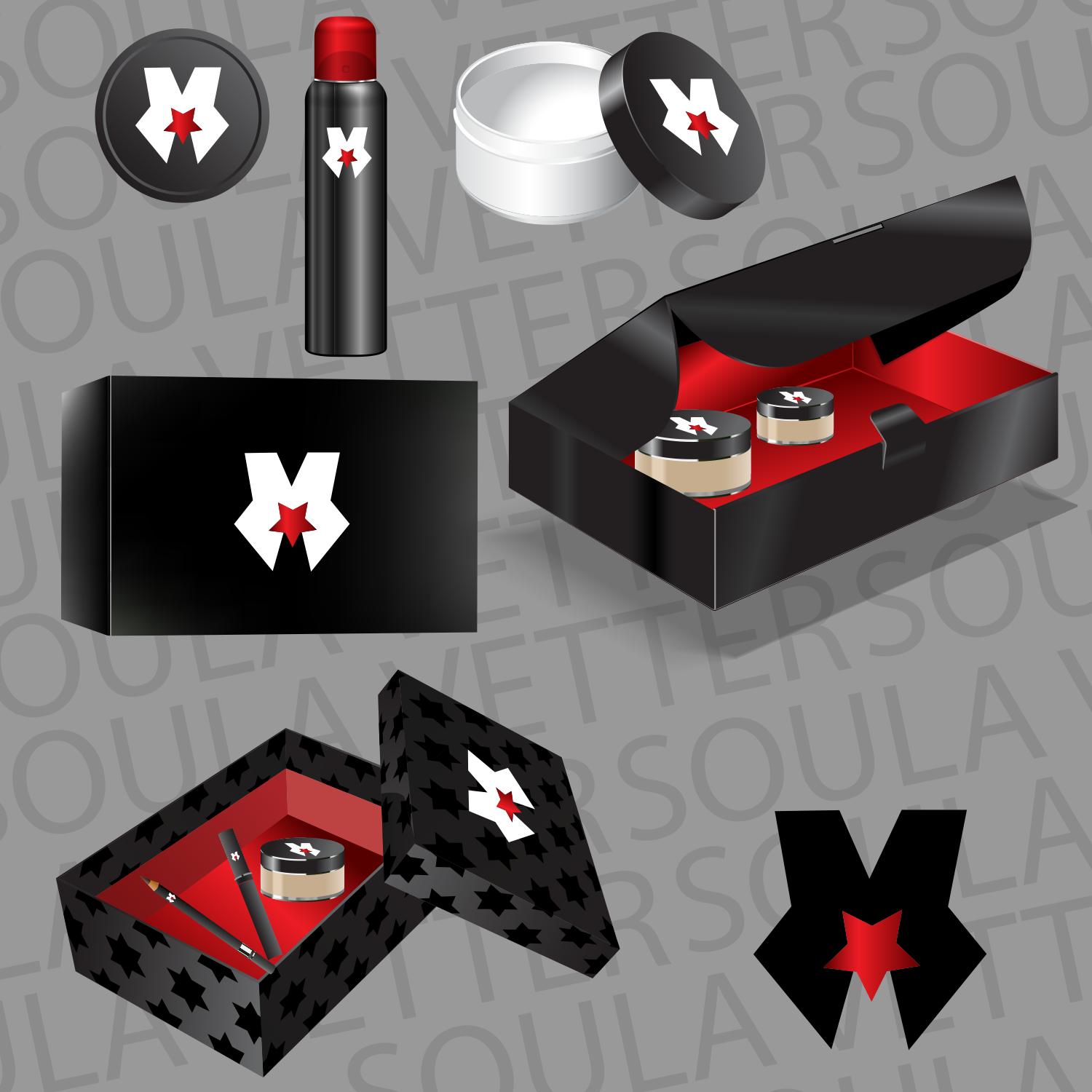Packaging Design by Soula Vetter for Makeupnet Pty Ltd | Design #16842696