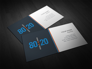 80/20 | Business Card Design by desert_fox99