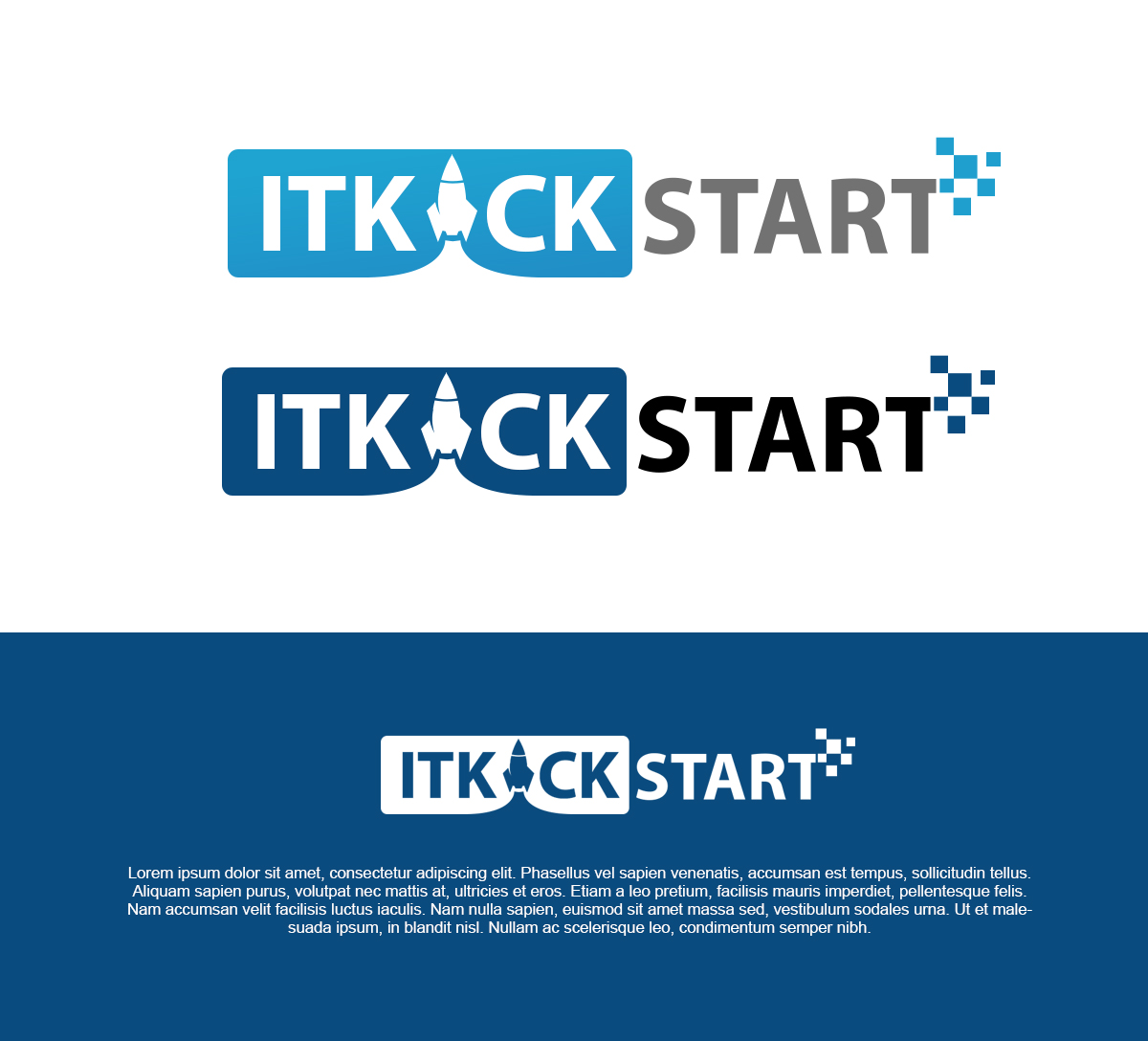 Logo Design by pixelgrapix for ITKickstart | Design #16915983