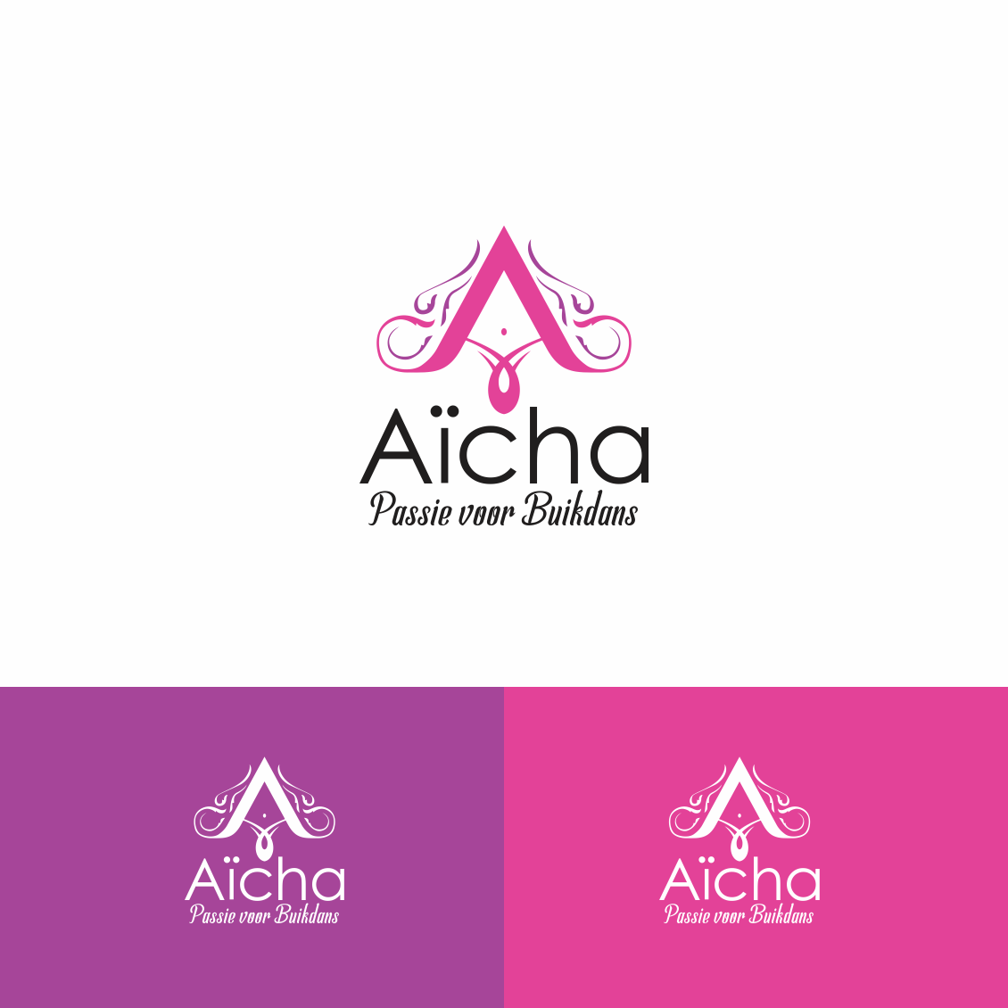 Logo Design by Arham Hidayat for Aïcha  | Design #16928744