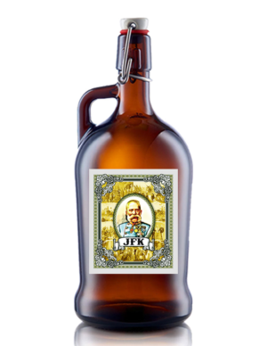JFK Weissbier: Art NOUVEAU Illustration & Beer Label | Diseño de Empaque por NILDesigns