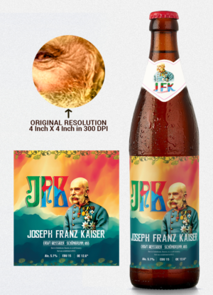 JFK Weissbier: Art NOUVEAU Illustration & Beer Label | Diseño de Empaque por SAI DESIGNS