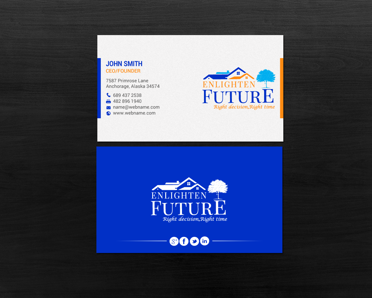 Diseño de Tarjeta de Presentación por chandrayaan.creative para este proyecto | Diseño #16851674