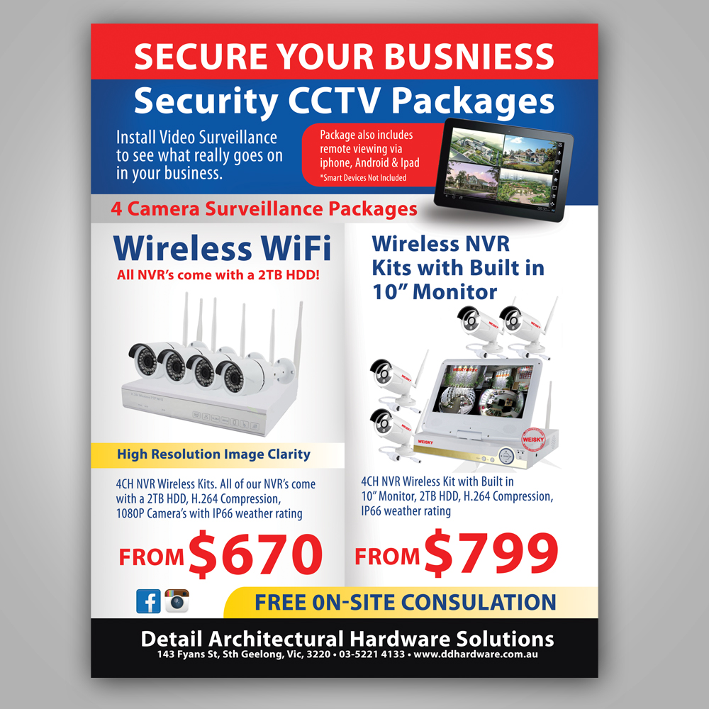 Flyer Design by earldesigns for Detail Door Hardware | Design #16883524
