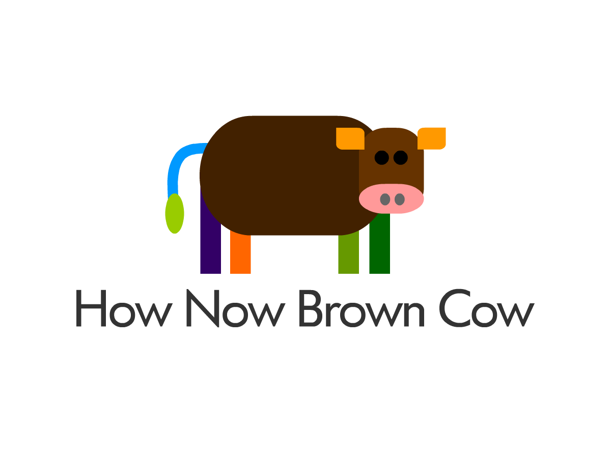 Logo Design by monkey for How Now Brown Cow | Design: #2714831