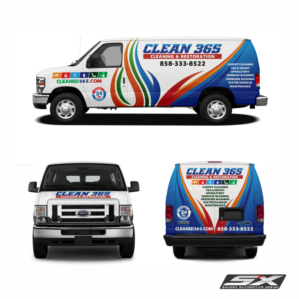 VEHICLE WRAP FOR CARPET CLEANING VAN          | Diseño de Rotulación de Vehículo por Anung Shudax