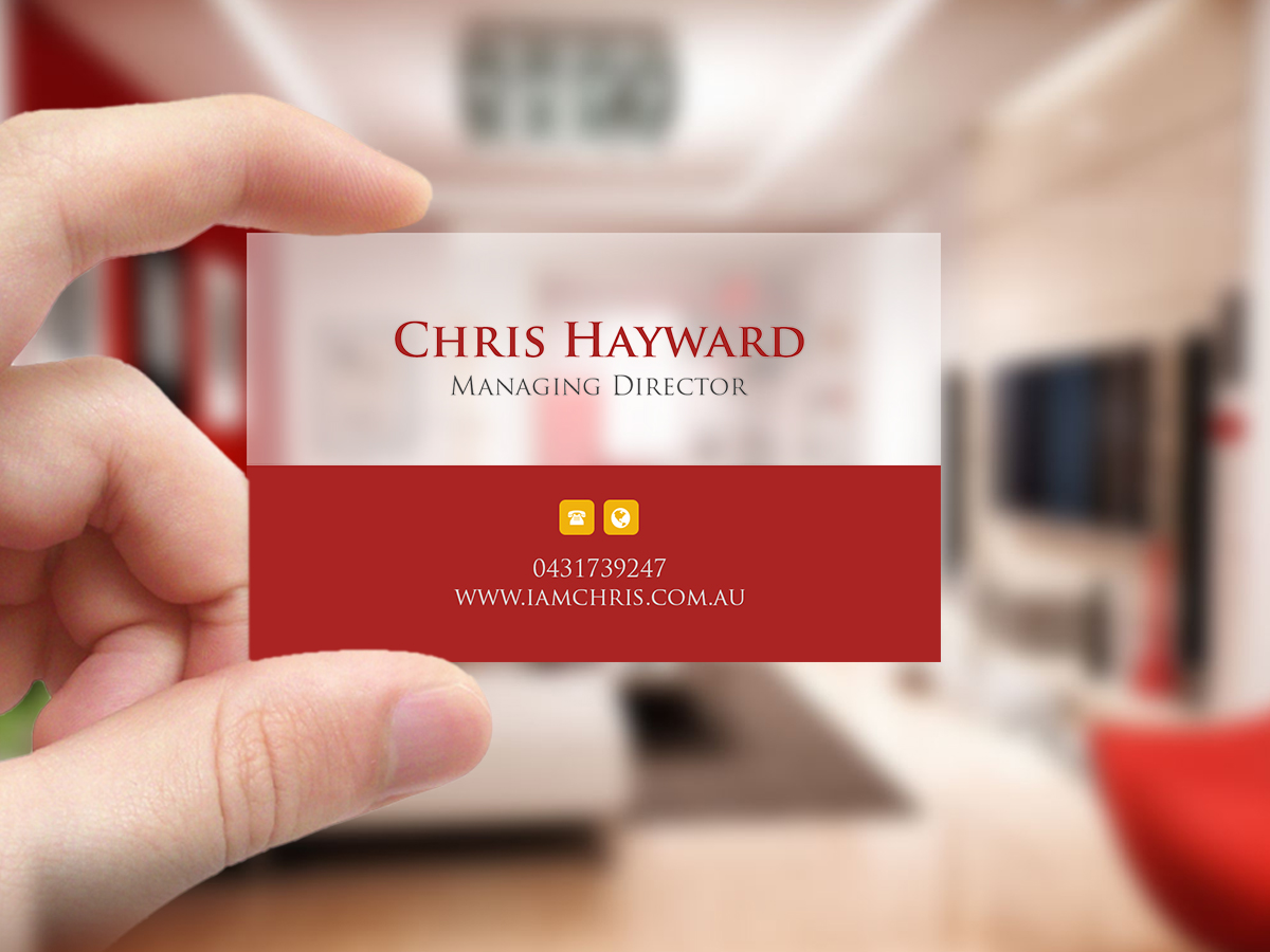 Business Card Design by Creations Box 2015 for Christopher Hayward | Design #16862899