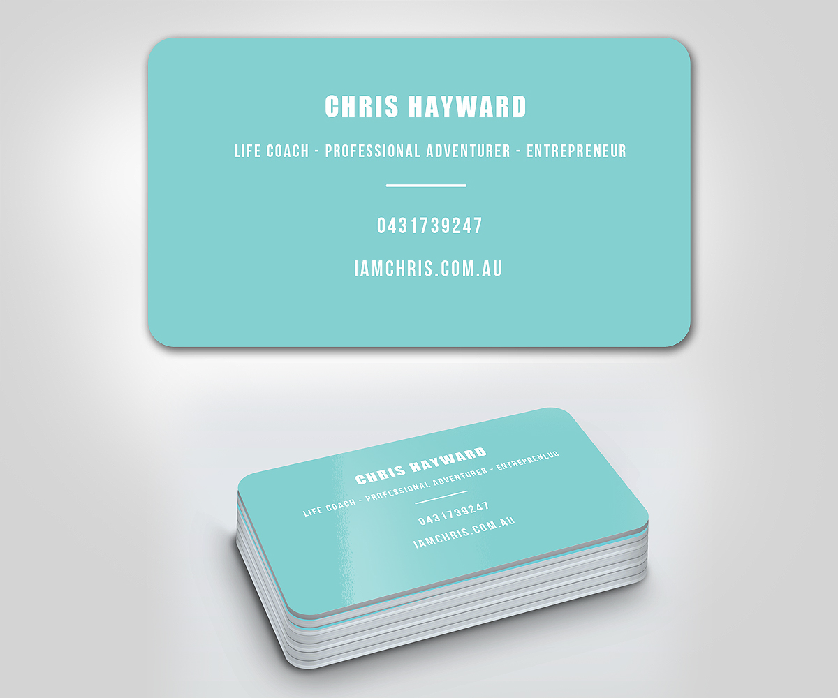 Business Card Design by shijujames26 for Christopher Hayward | Design #16887171