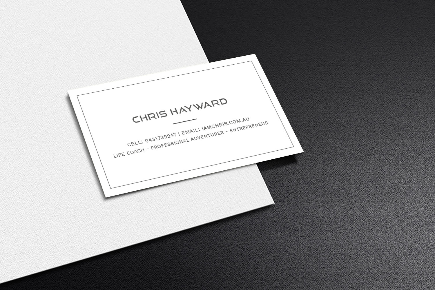 Business Card Design by Tripti Ranjan Gain for Christopher Hayward | Design #16872915