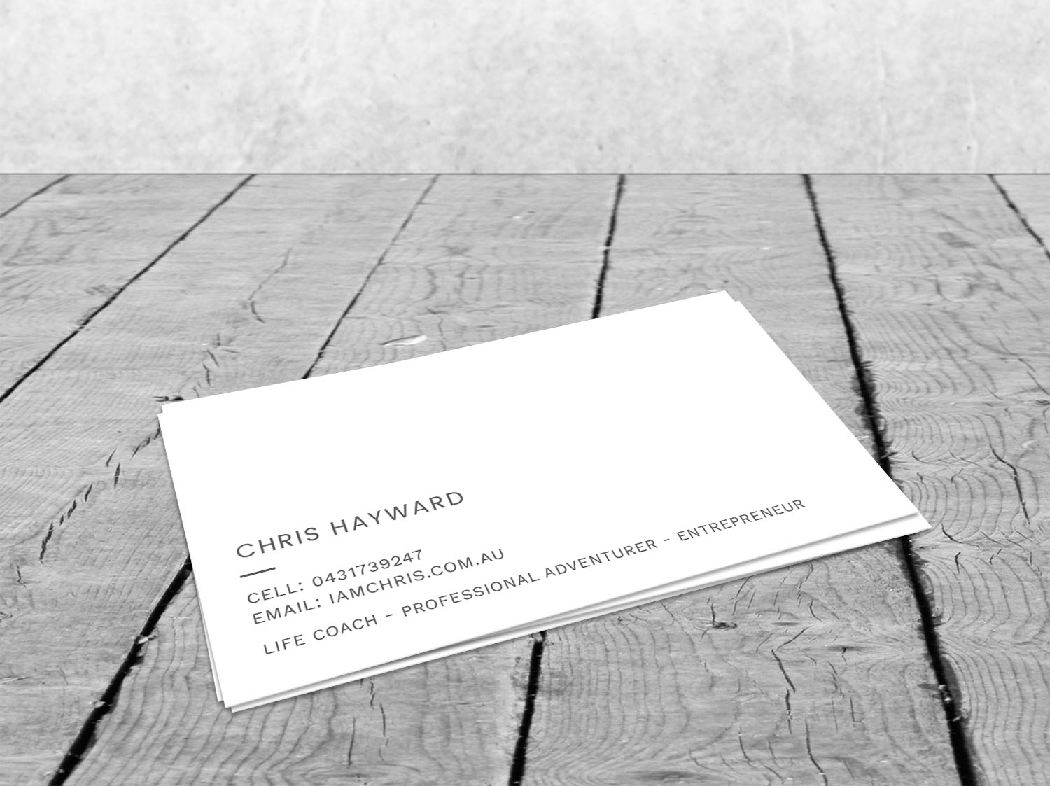 Business Card Design by Tripti Ranjan Gain for Christopher Hayward | Design #16872925