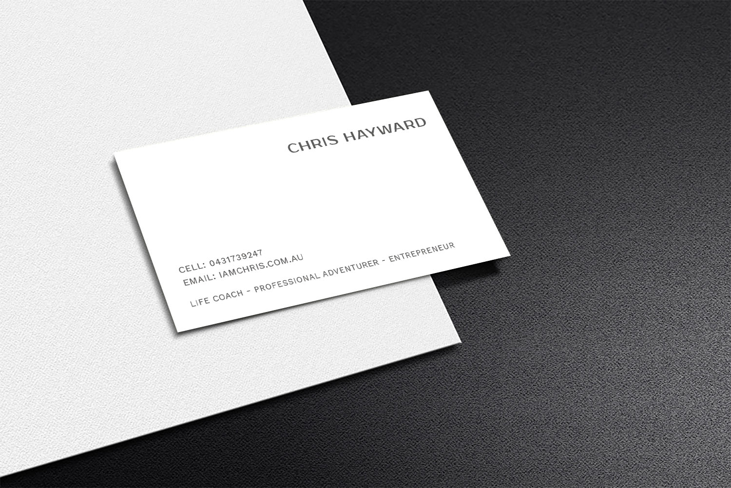 Business Card Design by Tripti Ranjan Gain for Christopher Hayward | Design #16872926