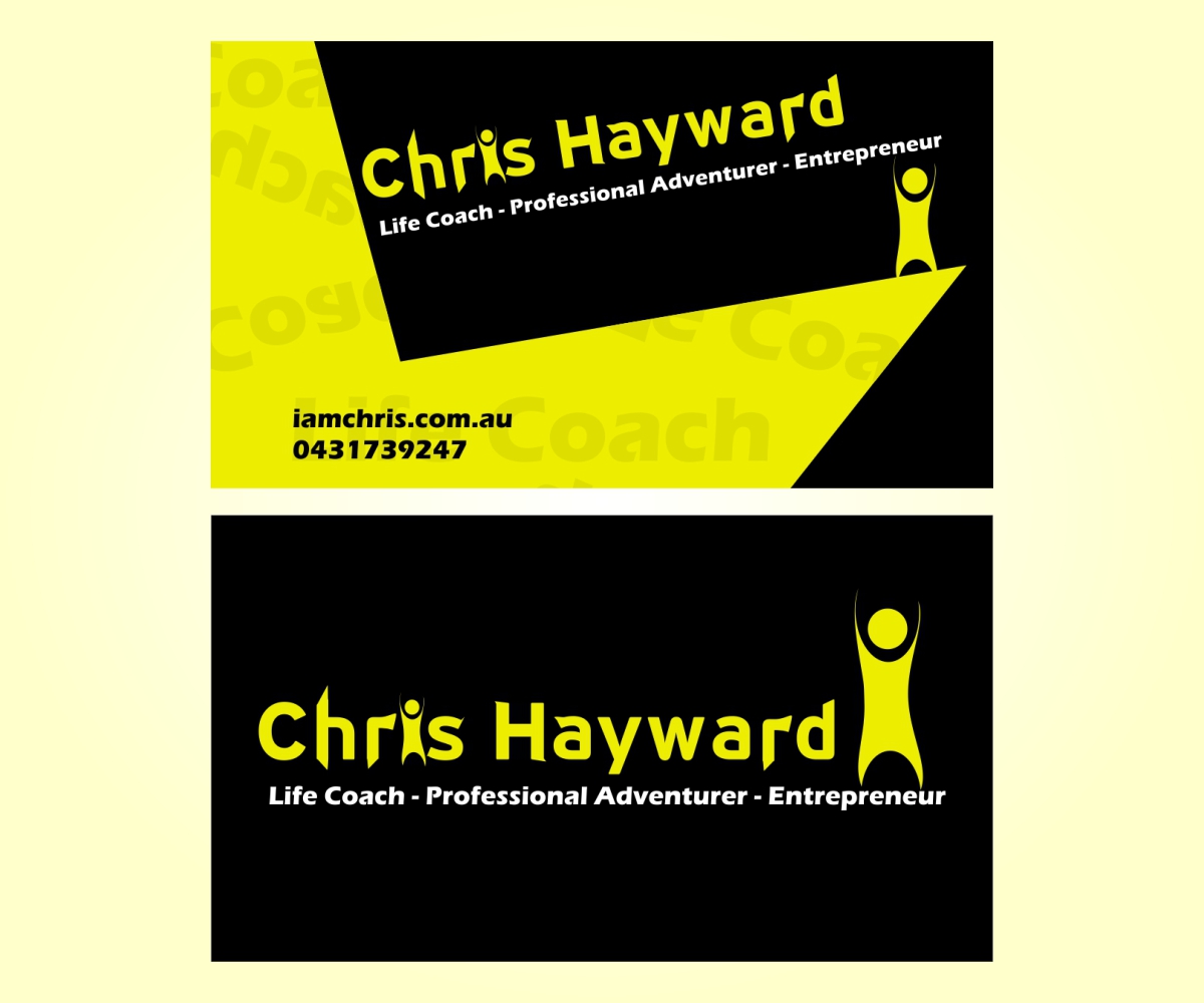 Business Card Design by youb tijani for Christopher Hayward | Design #16906964
