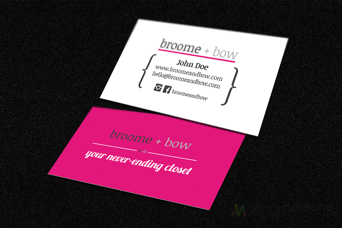 Business Card Design by Alex Mihalache for Broome + Bow | Design #2692613