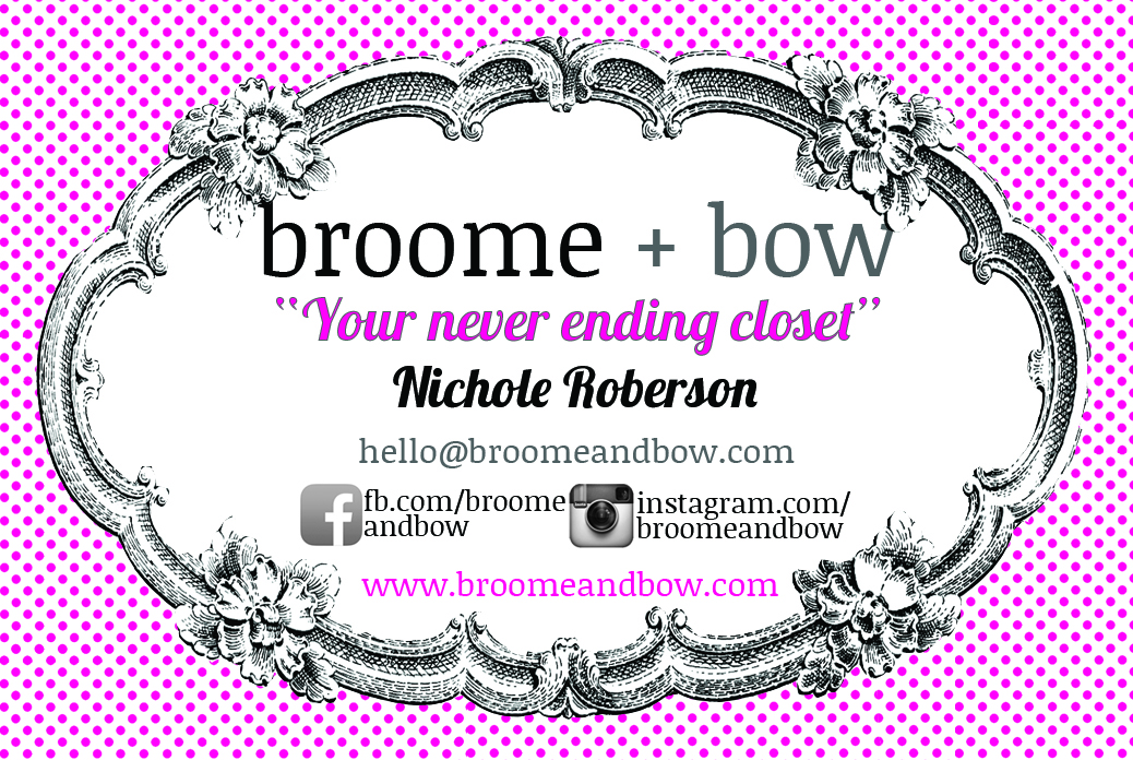 Business Card Design by kaylan conklin for Broome + Bow | Design #2704463