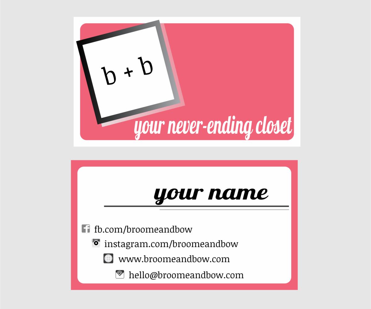 Business Card Design by masIO for Broome + Bow | Design #2709276