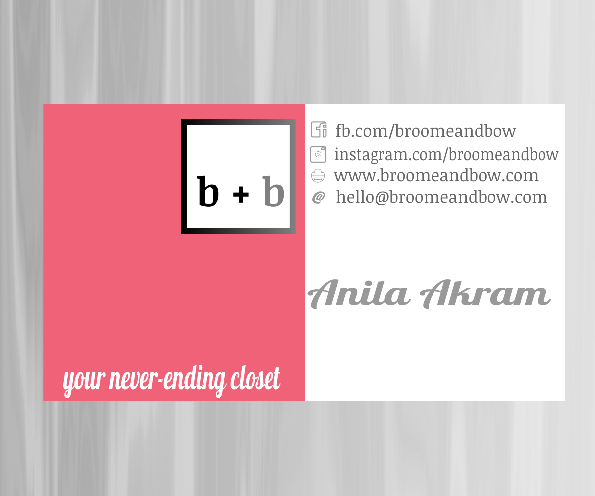 Business Card Design by masIO for Broome + Bow | Design #2722608
