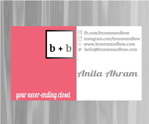 Business Card Design by masIO for Broome + Bow | Design: #2722608