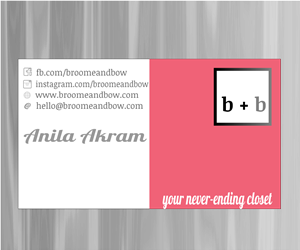 Business Card Design by masIO for Broome + Bow | Design: #2722625