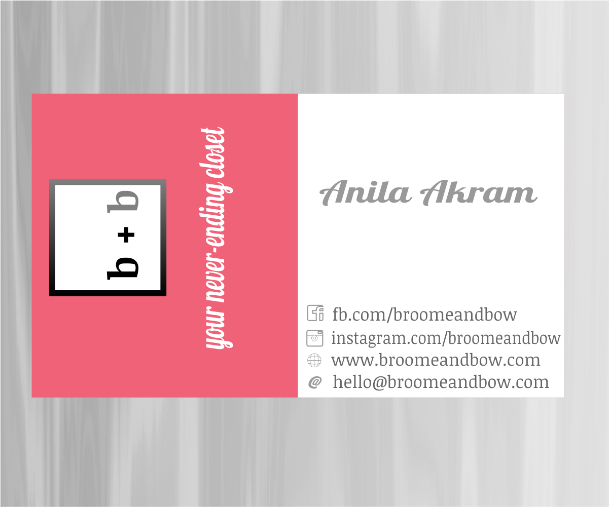Business Card Design by masIO for Broome + Bow | Design #2722635